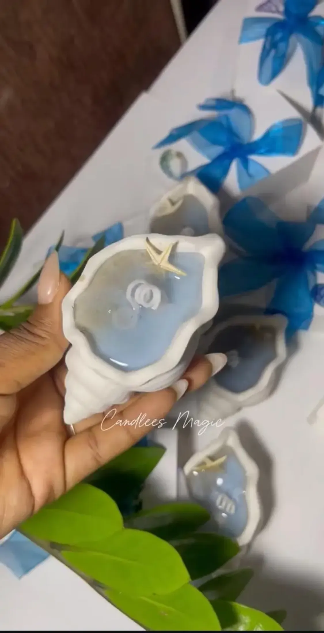 Margarita morada en cartonite