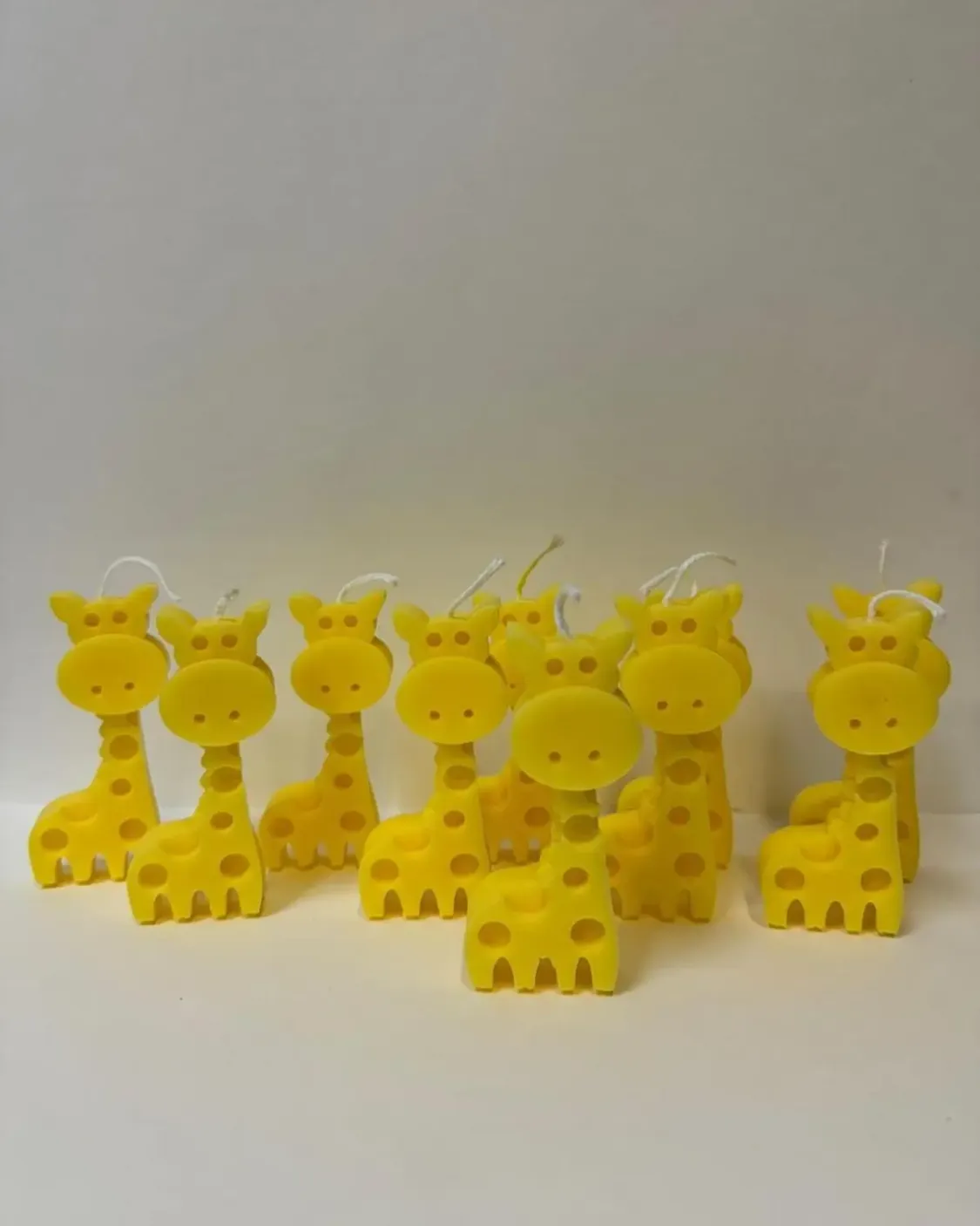 Muchas Margaritas rosadas de cera