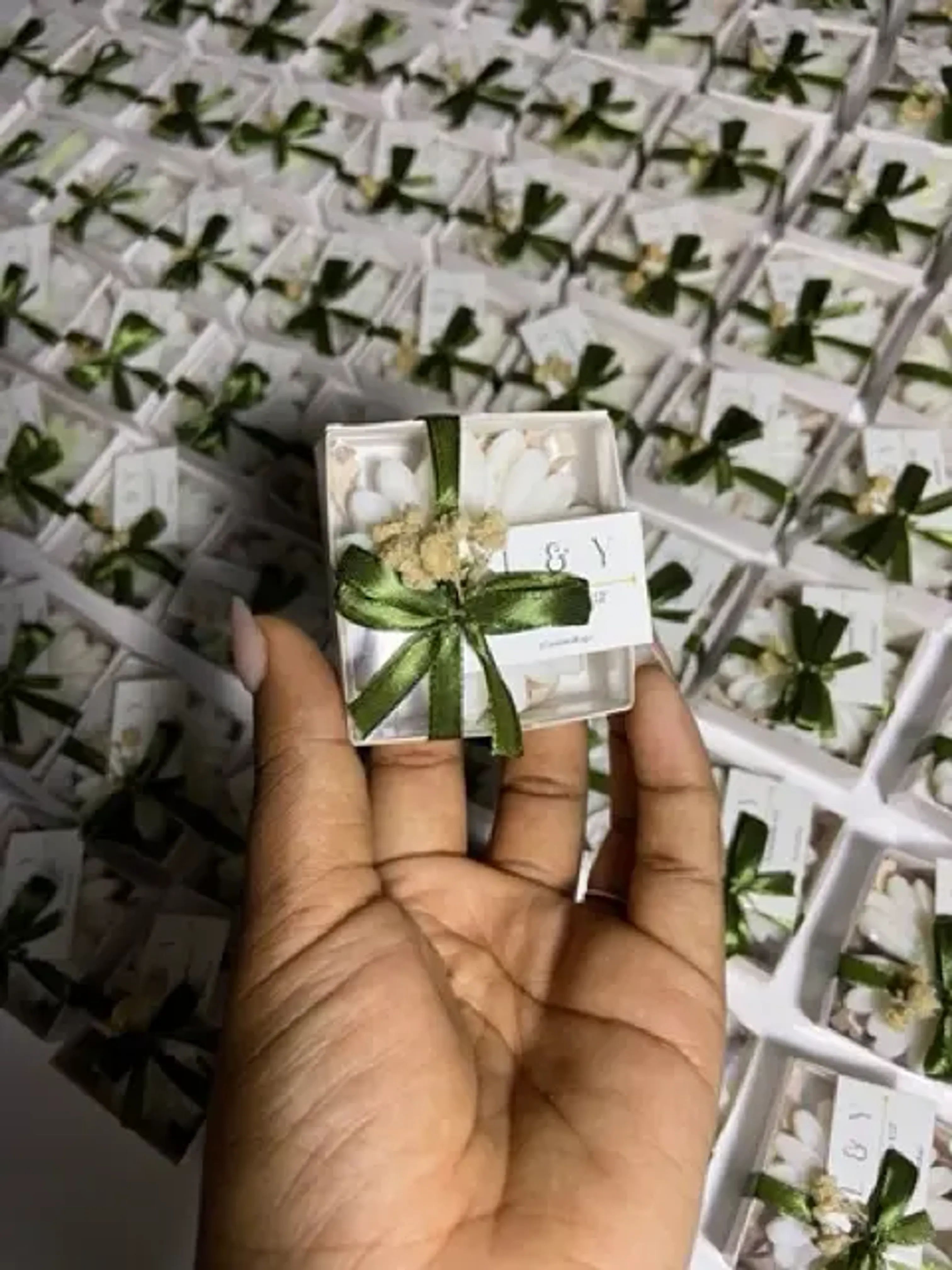 Margaritas amarillas con liston