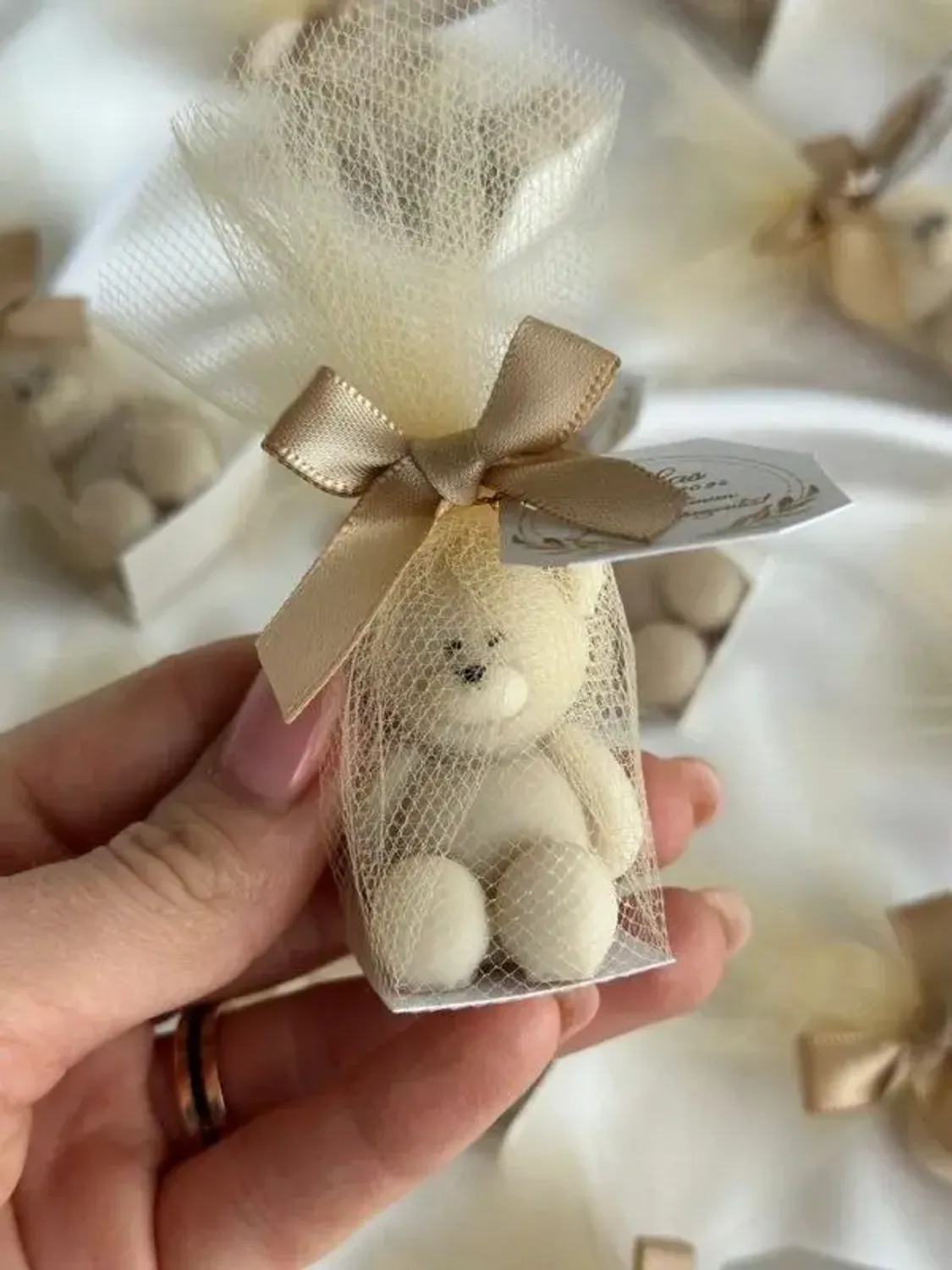 Muchas Margaritas rosadas de cera