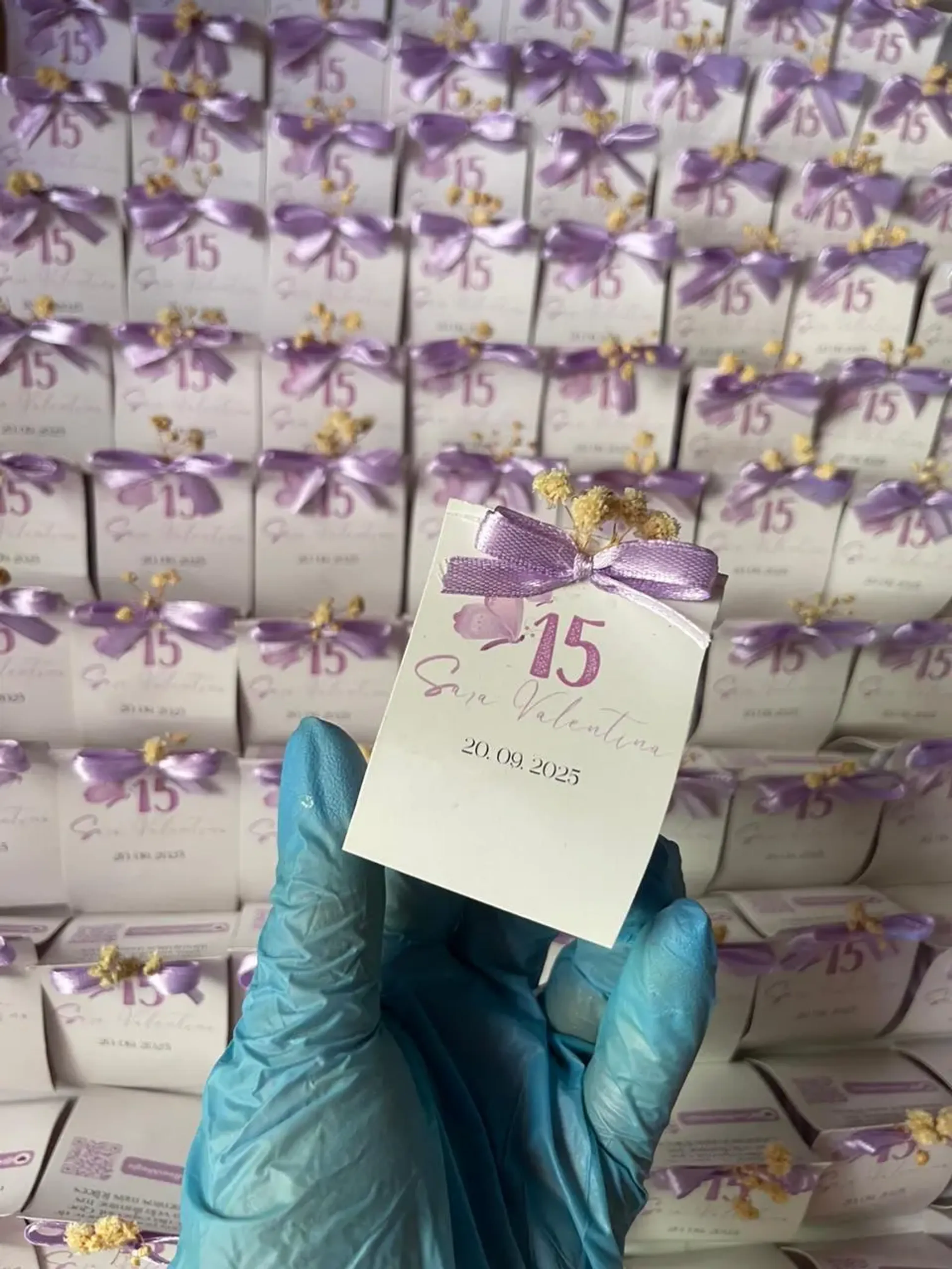 Margaritas amarillas con liston