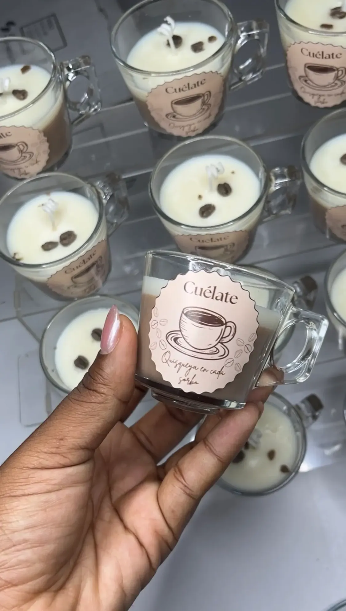 Margarita morada en cartonite