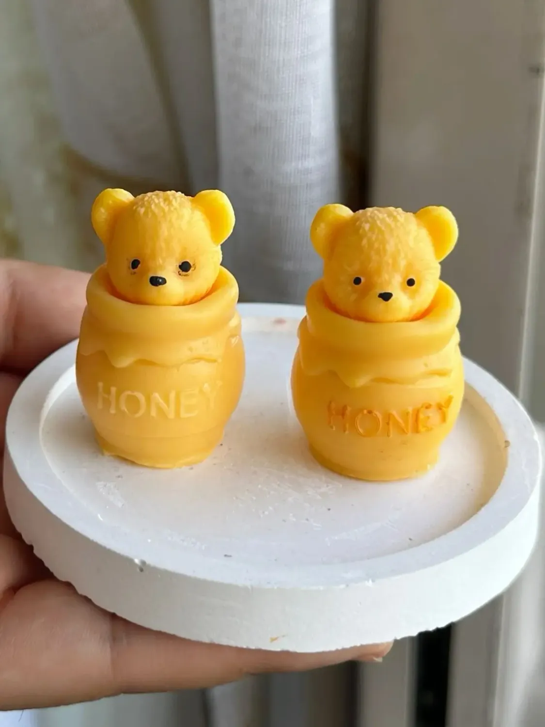 Muchas Margaritas rosadas de cera